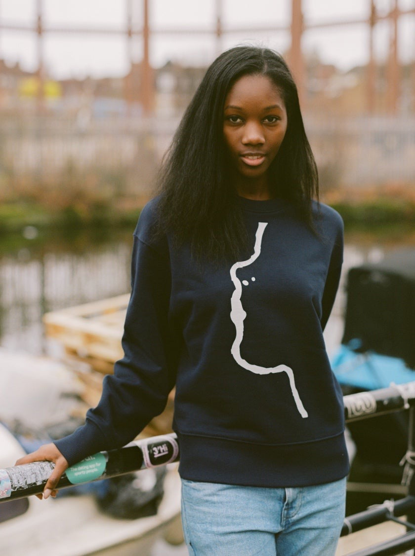 Organic Cotton Sweatshirt, Relaxed Fit - free shipping - PoBO