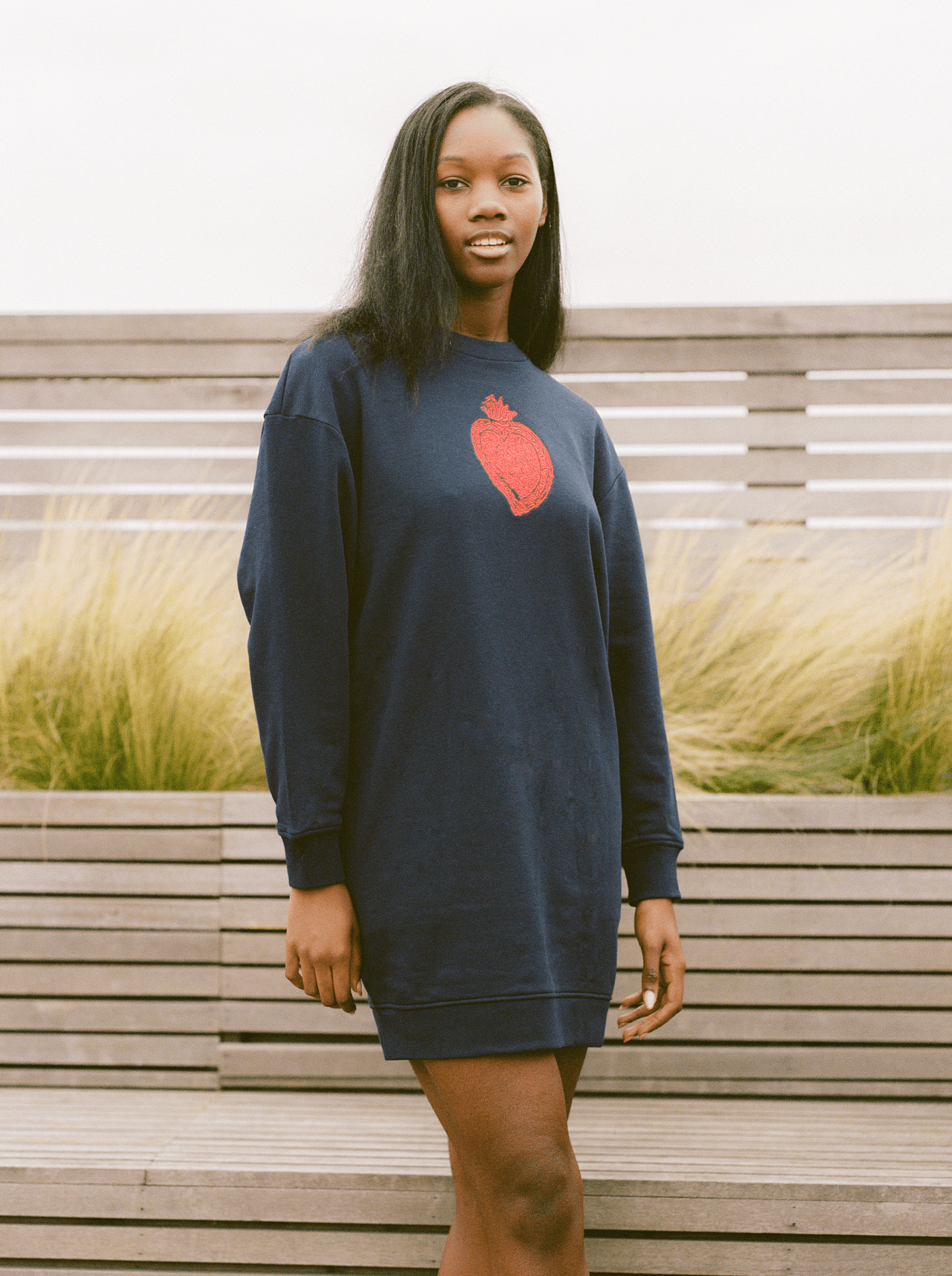 Oversized sweatshirt dress on sale