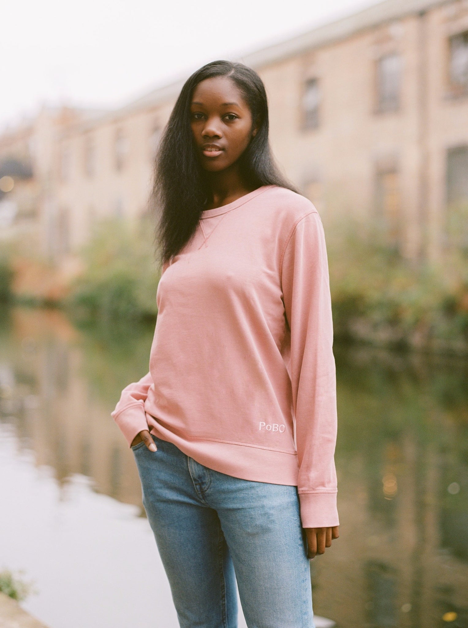 Organic Cotton Sweatshirt, Medium Fit - free shipping - PoBO