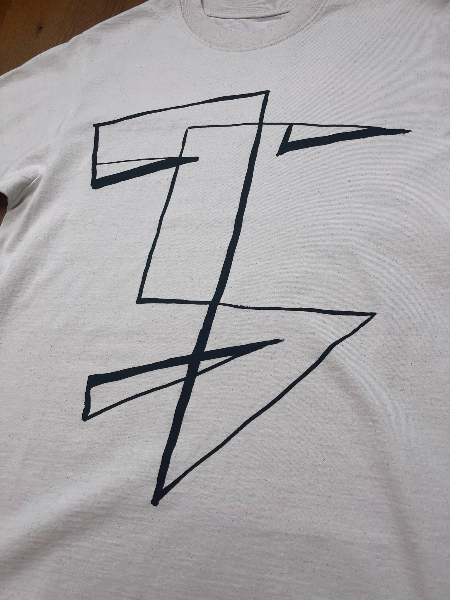 Organic Undyed Cotton T-shirt, Relaxed Fit