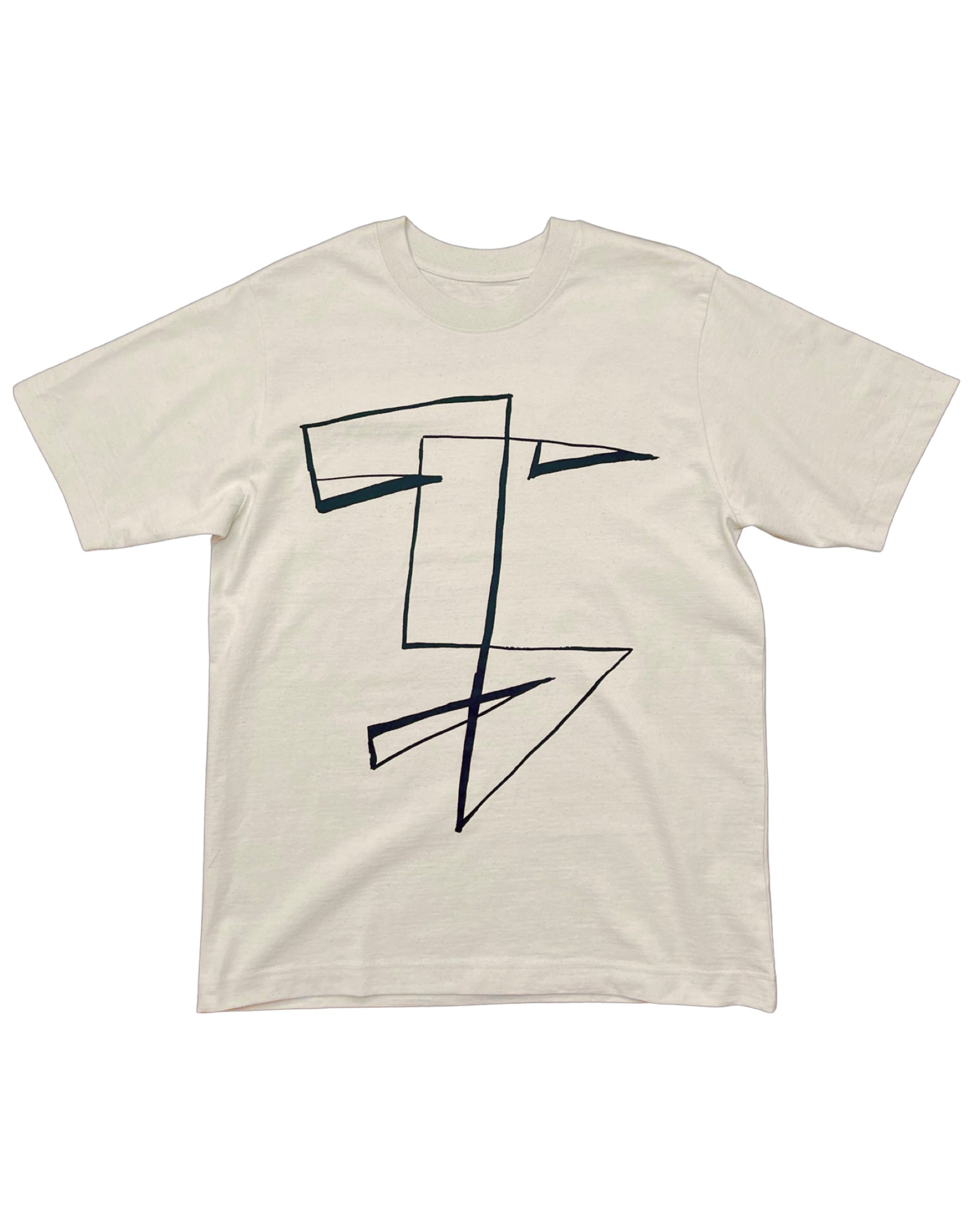 Organic Undyed Cotton T-shirt, Relaxed Fit
